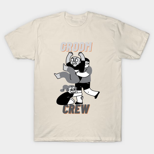 Groom crew T-Shirt by Ekkoha